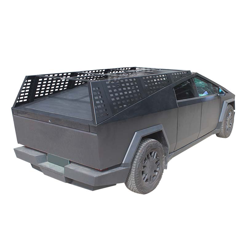 Tesla Cybertruck Heavy-Duty Roof Rack – 500kg+ Capacity, Steel Frame & Aluminum Side Panels for Overlanding & Off-Road Adventures