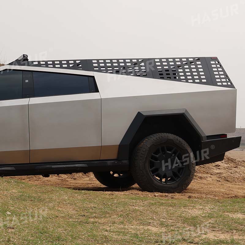 Tesla Cybertruck Heavy-Duty Roof Rack – 500kg+ Capacity, Steel Frame & Aluminum Side Panels for Overlanding & Off-Road Adventures