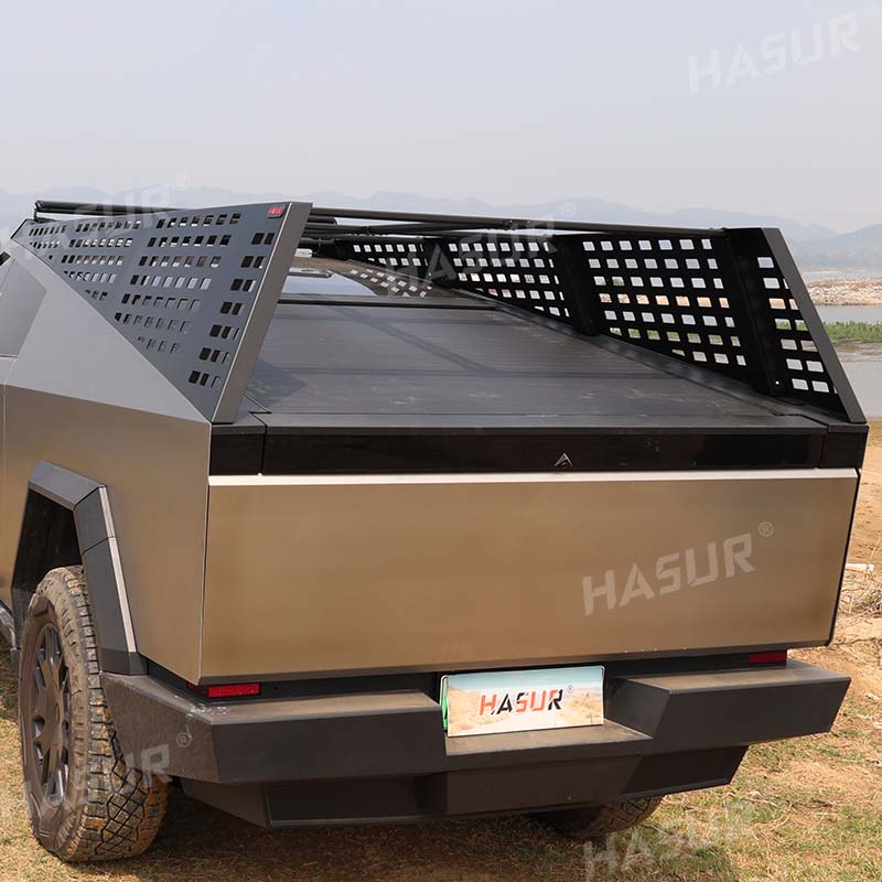 Tesla Cybertruck Heavy-Duty Roof Rack – 500kg+ Capacity, Steel Frame & Aluminum Side Panels for Overlanding & Off-Road Adventures
