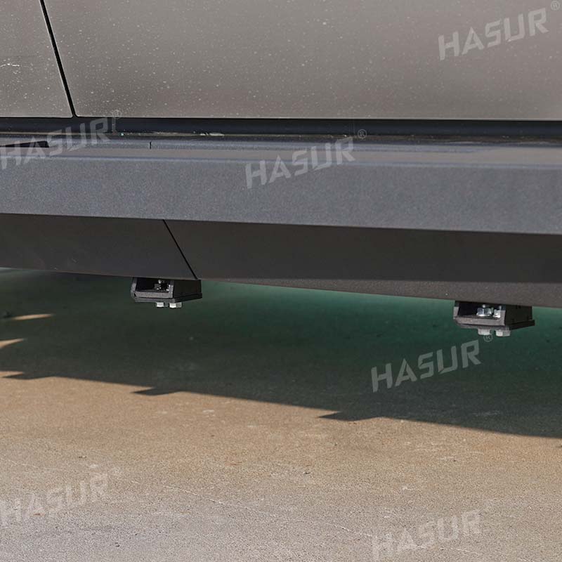 Tesla Cybertruck Heavy-Duty Side Steps – Q235A Steel, Anti-Slip Powder Coated, Triangular Design – Perfect Fit for Cybertruck Aesthetics