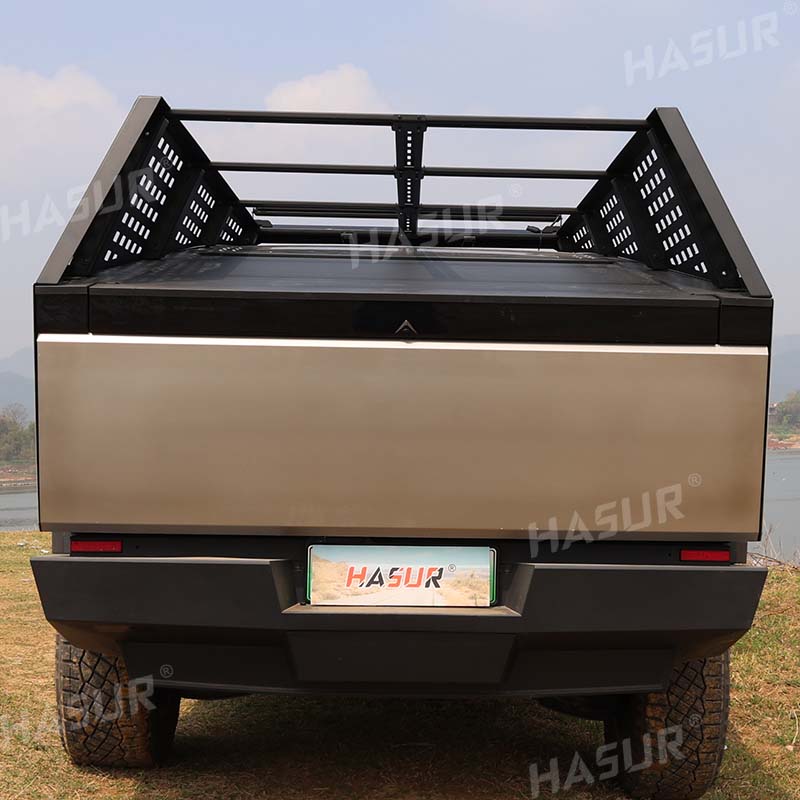 Tesla Cybertruck Heavy-Duty Roof Rack – 500kg+ Capacity, Steel Frame & Aluminum Side Panels for Overlanding & Off-Road Adventures