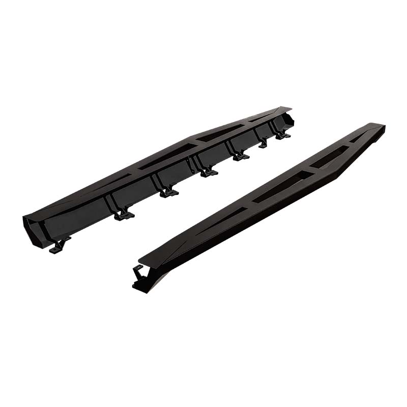 Tesla Cybertruck Heavy-Duty Side Steps – Q235A Steel, Anti-Slip Powder Coated, Triangular Design – Perfect Fit for Cybertruck Aesthetics