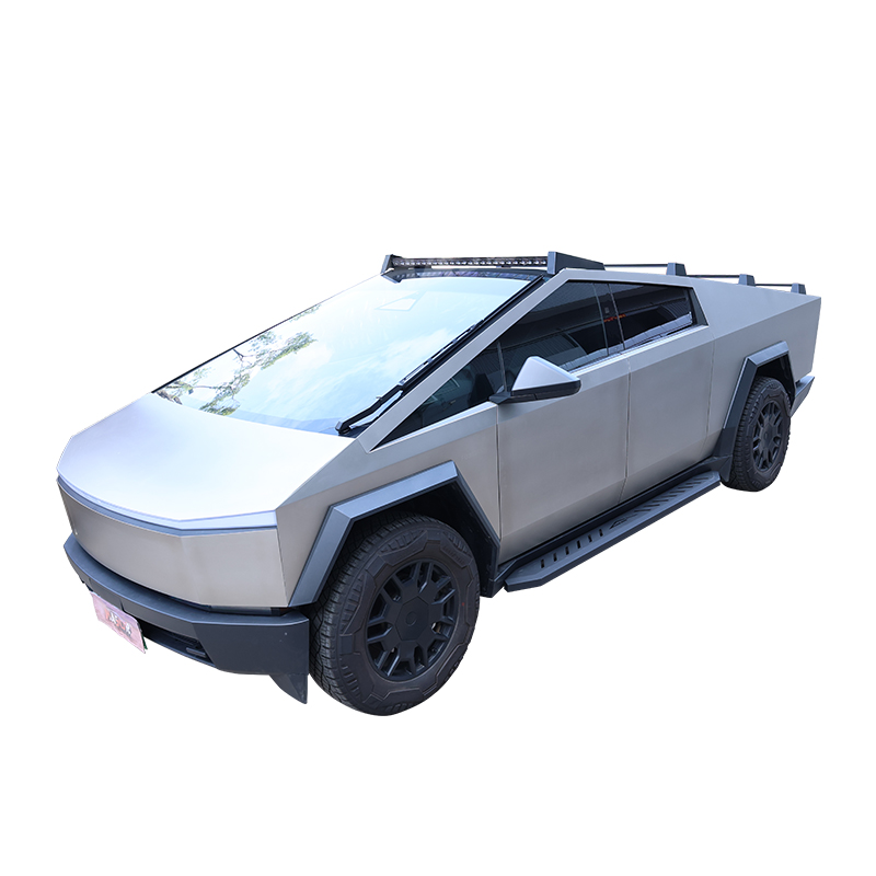 Tesla Cybertruck Fixed Side Steps – Heavy-Duty Q235A Steel with Anti-Slip Powder Coating – Triangle Design for Enhanced Protection & Style