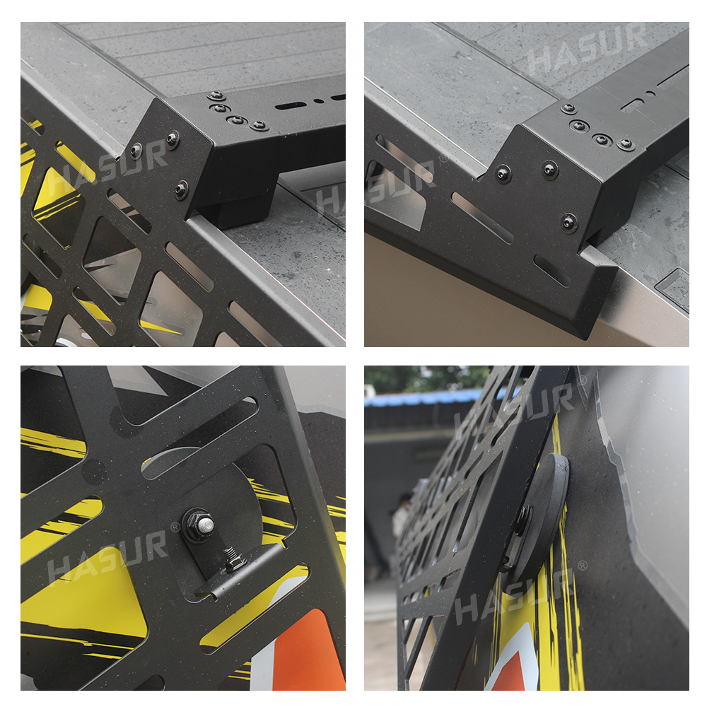 Tesla Cybertruck MOLLE Side Sail Panel Rack Set – Heavy-Duty Aluminum, Fits All MOLLE Accessories