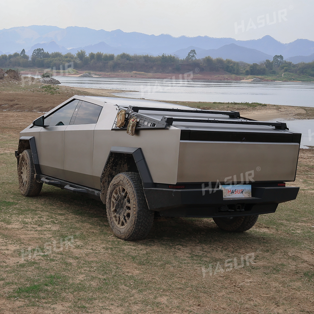 Tesla Cybertruck MOLLE Side Sail Panel Rack Set – Heavy-Duty Aluminum, Fits All MOLLE Accessories