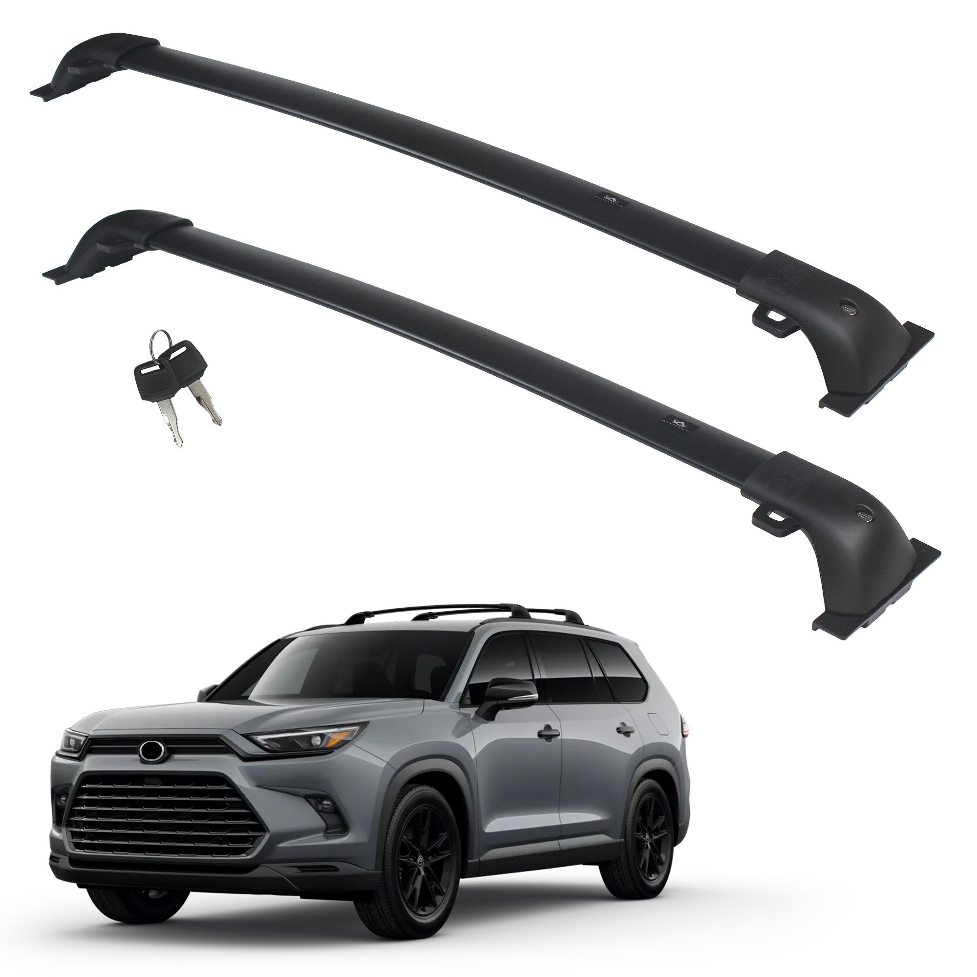 Toyota Grand Highlander Roof Rack Cross Bars （Black）