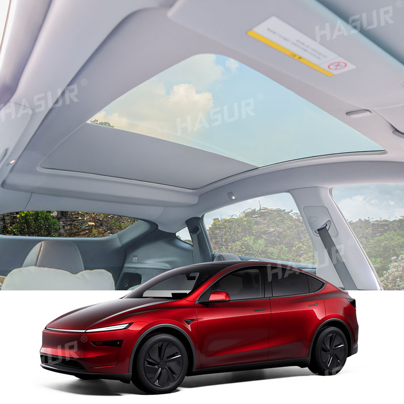 2025 Tesla Model Y Sunshade Roof - Smart Electric Auto Sunshade with Voice Control & One-Touch Operation - Compatible with Refreshed Model Y (2024-2025)